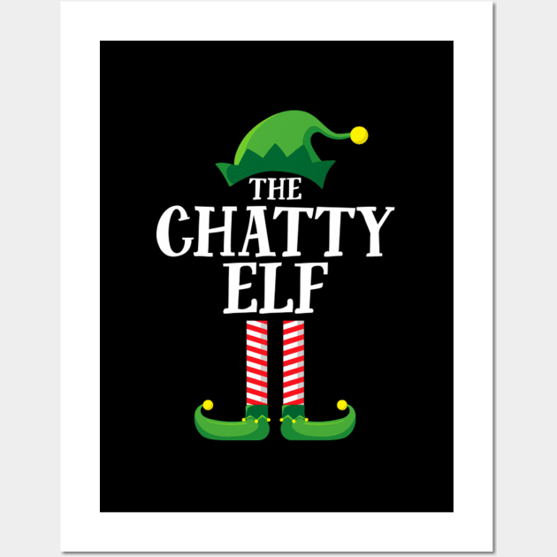 C Ty Elf Family Pajama Wall Art by Weirdcore